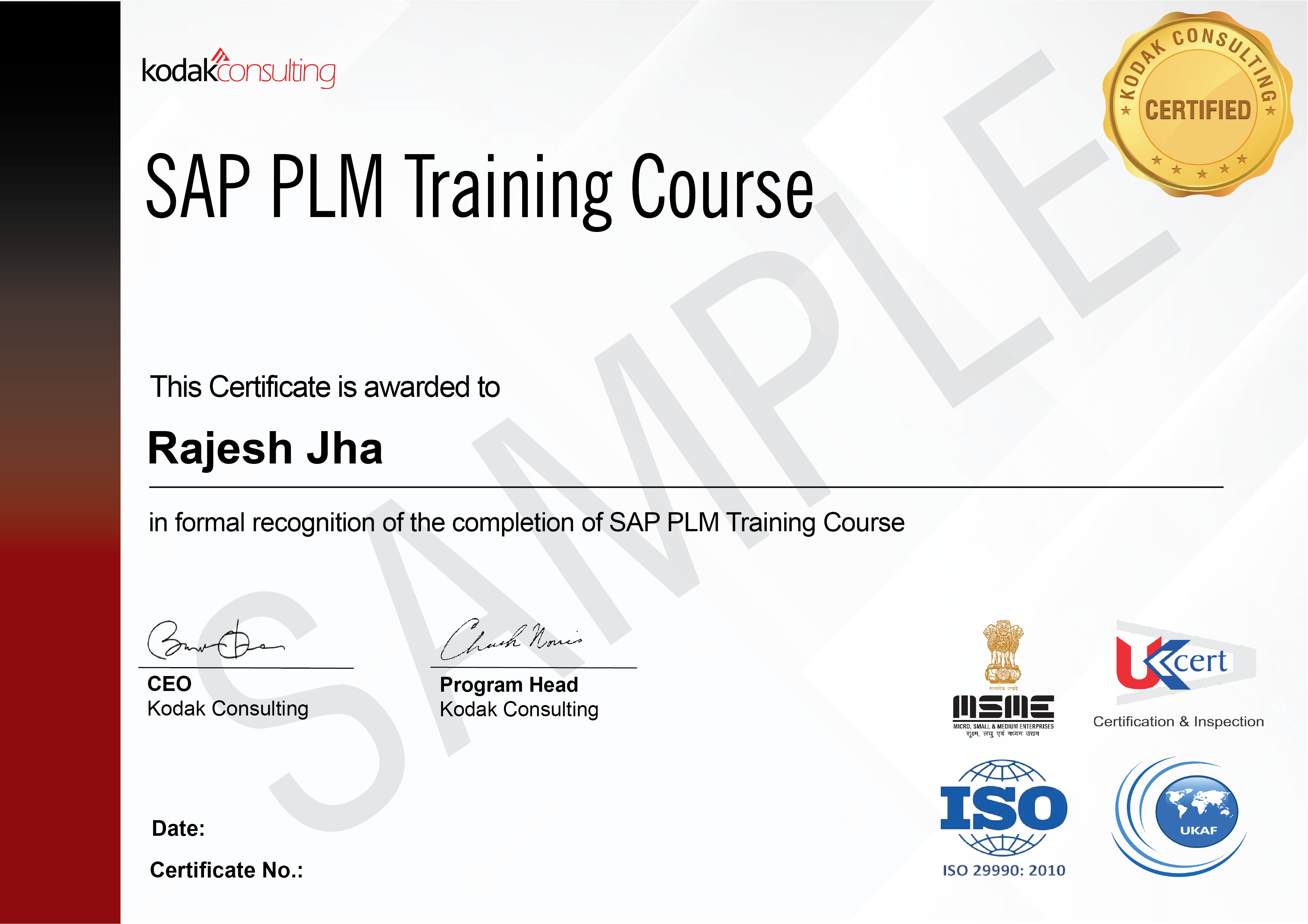 Master SAP PLM with Expert Training at Kodakco